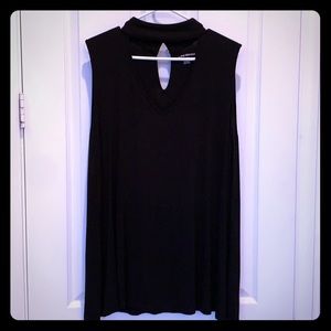 Lane Bryant choker V neck shirt. Size 18/20